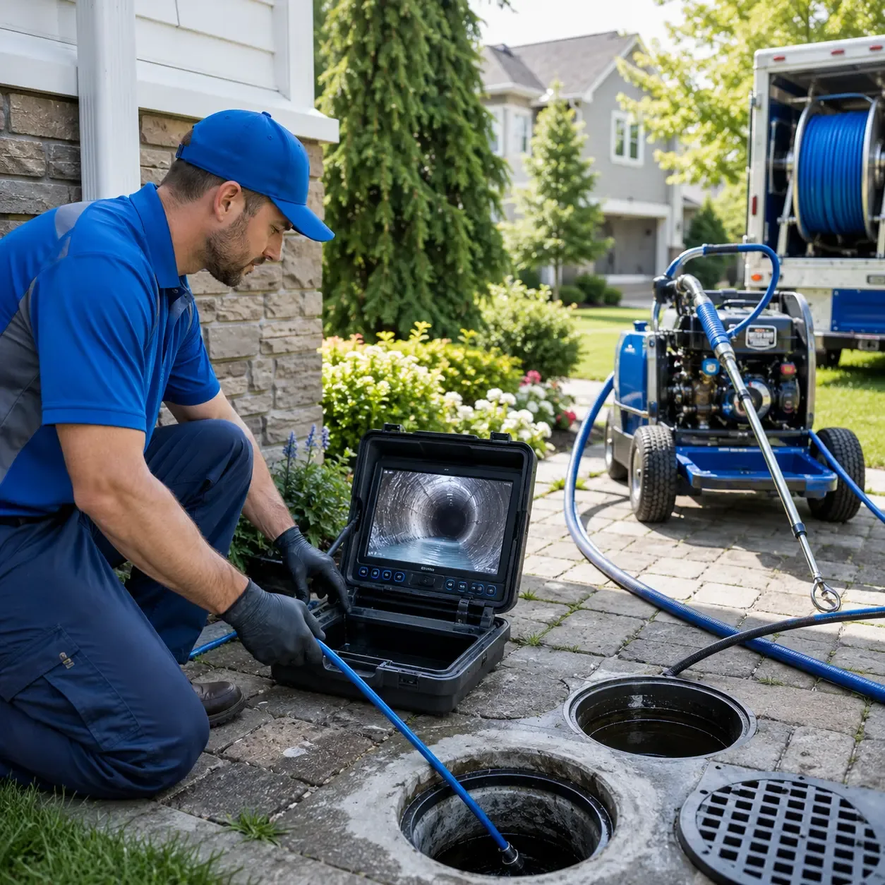 Outdoor drain cleaning professionals serving Coward, SC